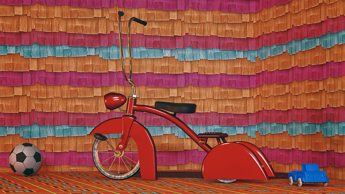 Просто велик ) 3D моделирование, Blender, Компьютерная графика, 3D, Велосипед, Игрушки, Длиннопост