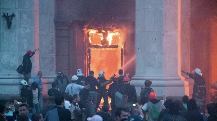 В Риме почтили память жертв трагедии в Одессе