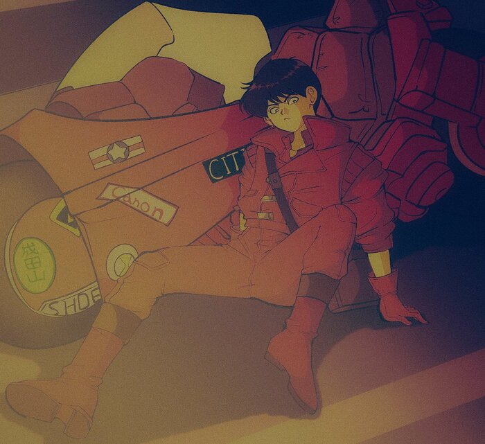 Kaneda , Anime Art, Akira, Kaneda, Pikurusu00