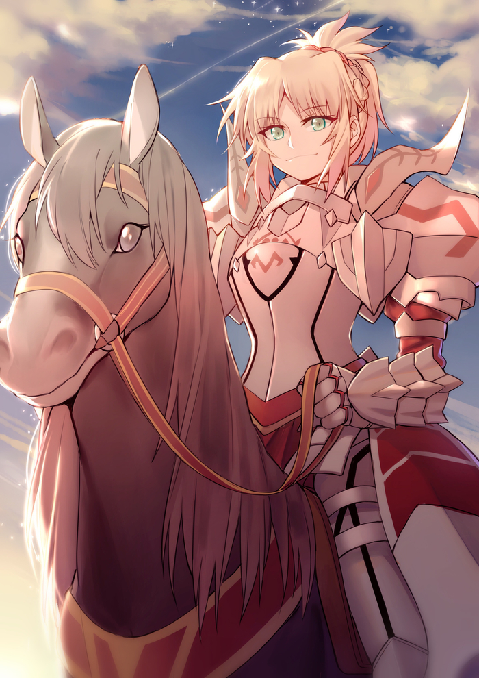  , Anime Art, Fate, Fate Apocrypha, Yorukun, Mordred, 