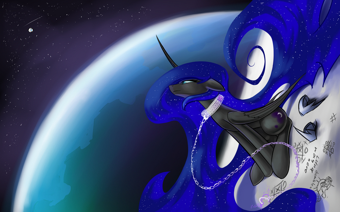 59    My Little Pony, Ponyart, Princess Luna, Nightmare Moon, Underpable