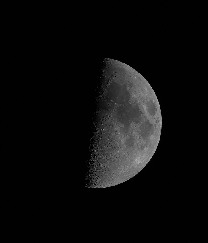 Луна, первая четверть