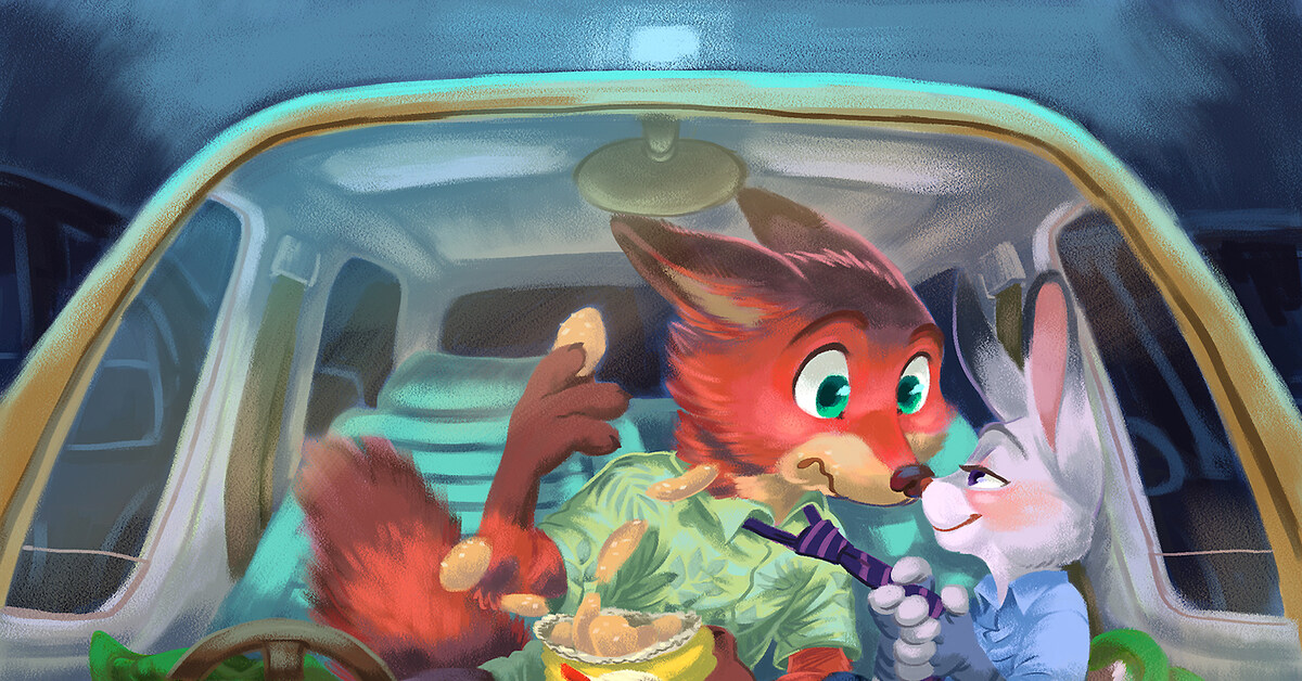 Furry car. Зайка Джуди и Лис. Zootopia Nick Wilde. Ник и Джуди в машине.