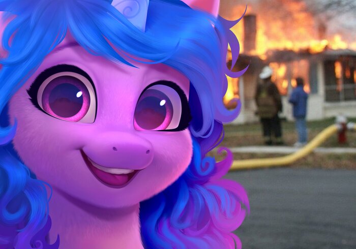   , My Little Pony, Ponyart, Izzy Moonbow, MLP G5, -, Imalou
