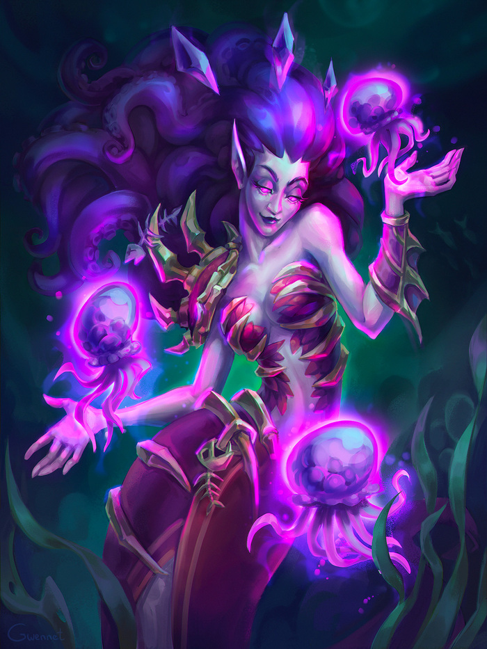 Void Mermaid ,  , , , Hearthstone, World of Warcraft, 