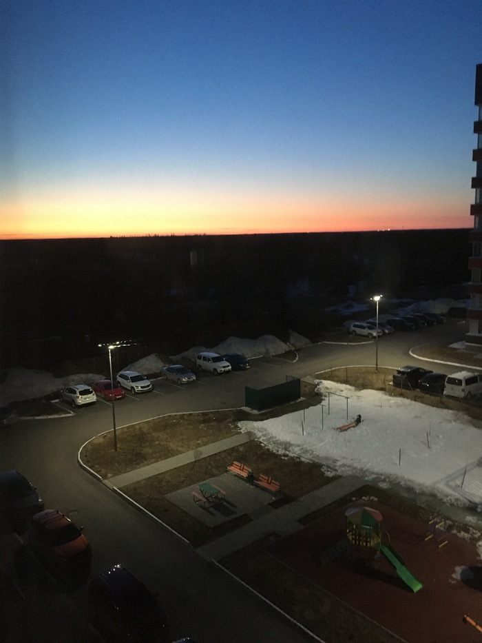 Белая ночь, Усинск