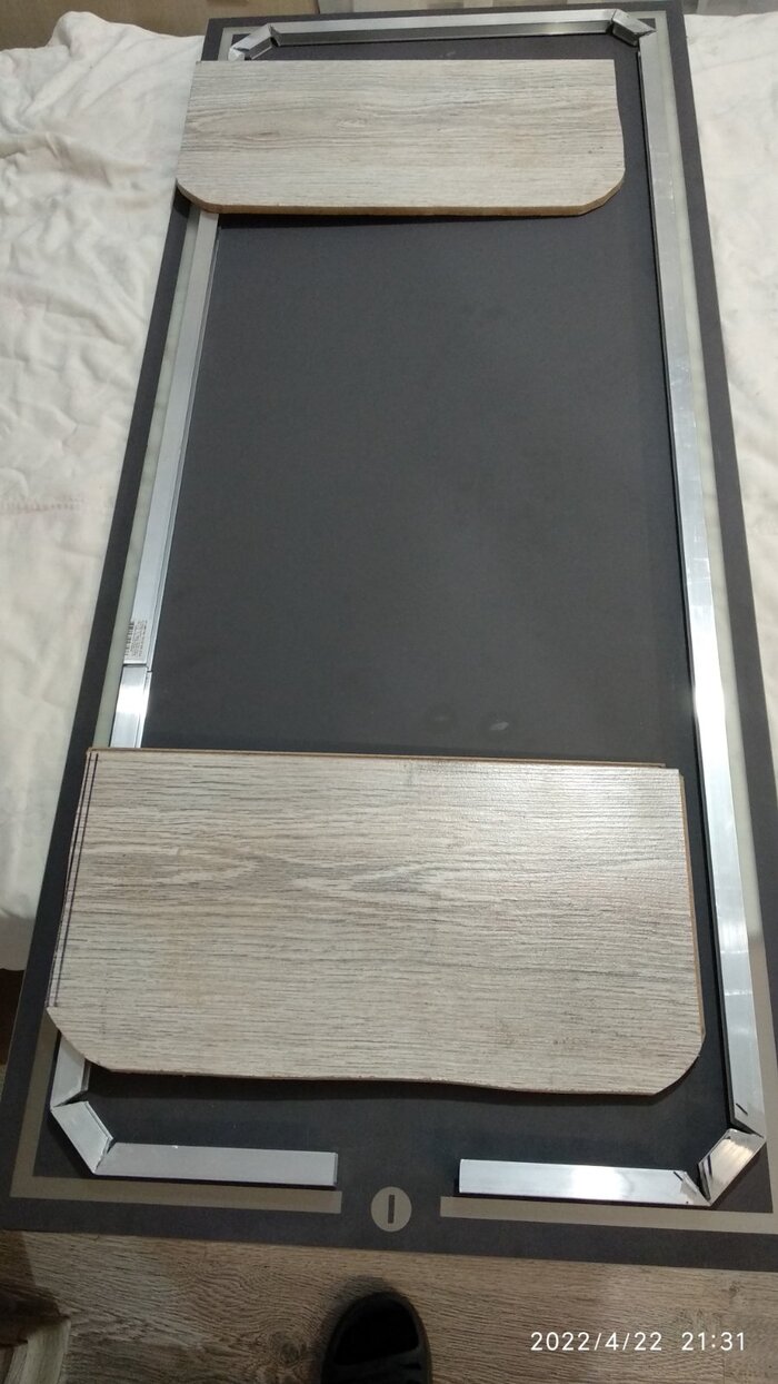 Зеркало с подсветкой Зеркало, Своими руками, Самоделки, Светодиодная лента, Интерьер, Рукоделие с процессом, Видео, Вертикальное видео, Длиннопост