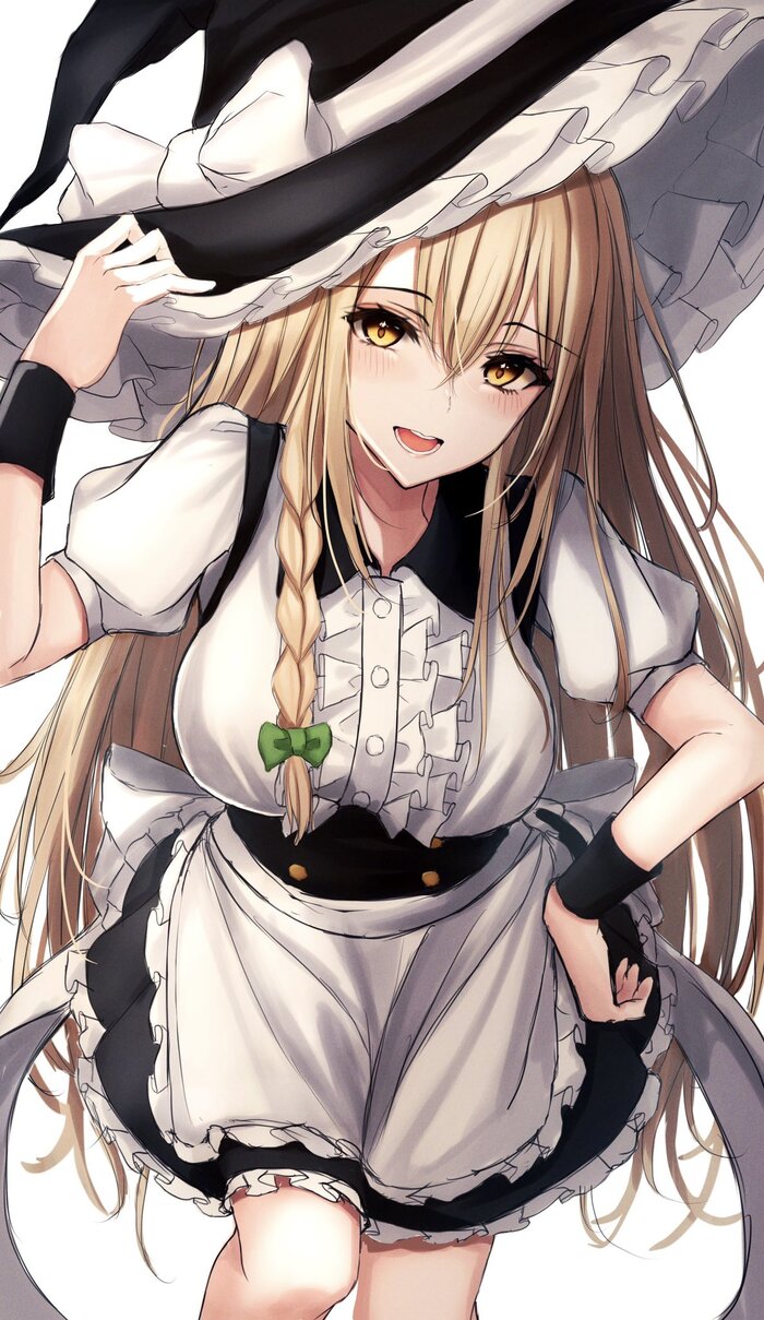 Kirisame Marisa Touhou, Kirisame Marisa, , Anime Art