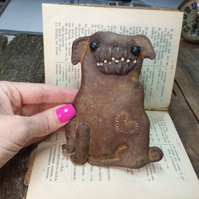 Мопсики Мопс, Собака, Рукоделие с процессом, Авторская игрушка, Длиннопост