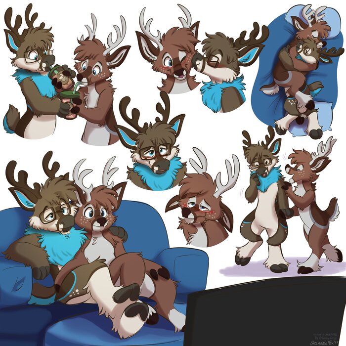  , Furry deer, , , Furry Art