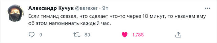 Если тимлид сказал...