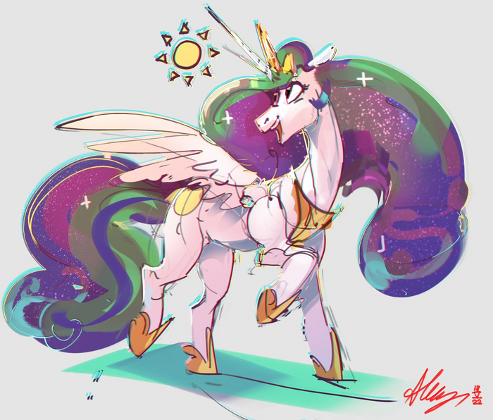   My Little Pony, Princess Celestia, Alumx