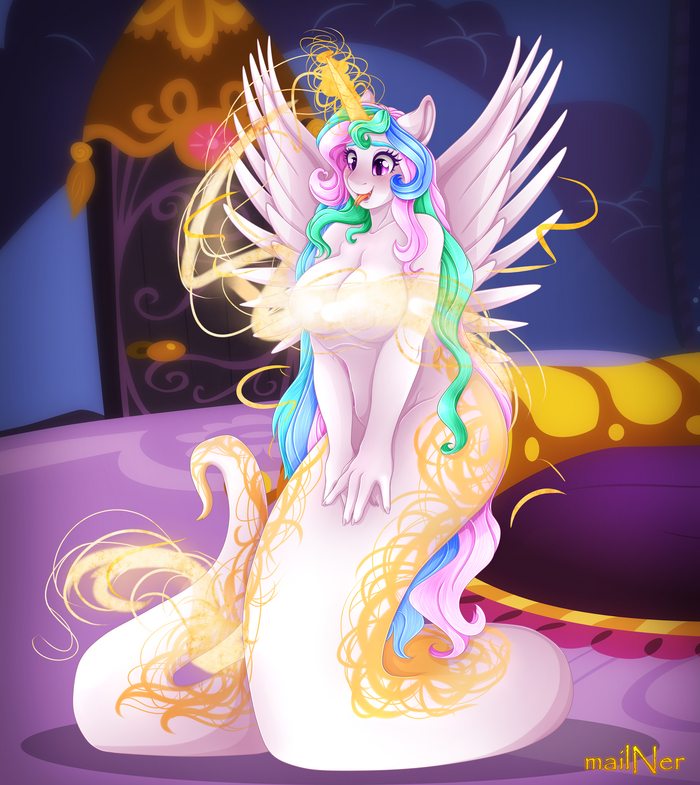     My Little Pony, Ponyart, Princess Luna, Princess Celestia, , MLP Edge, , 