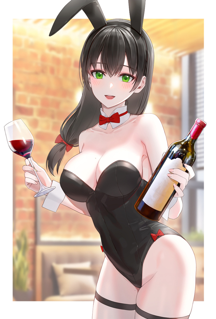    ? Anime Art, , , ,  , Bunnysuit, , , Kfr, Original Character