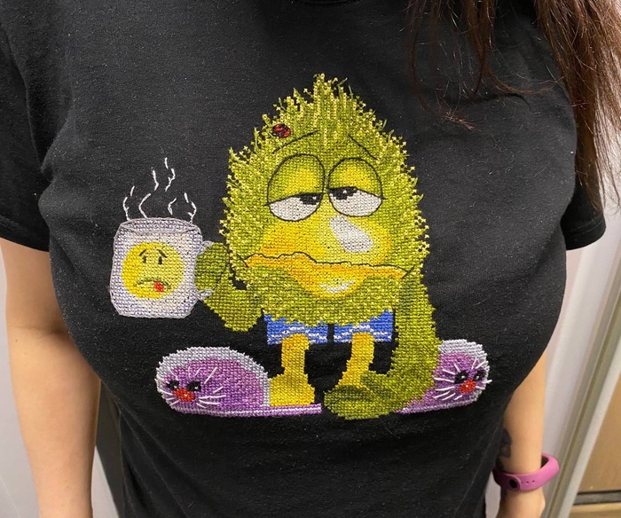 Зелепука на футболке, как отражение состояния)