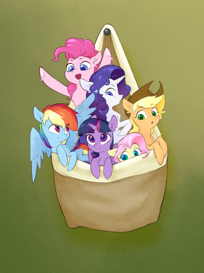   My Little Pony, Twilight Sparkle, Fluttershy, Rainbow Dash, Pinkie Pie, Applejack, Rarity