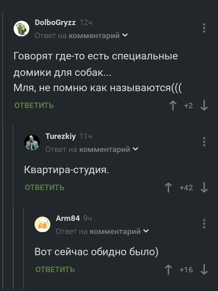 Специальные домики для собак
