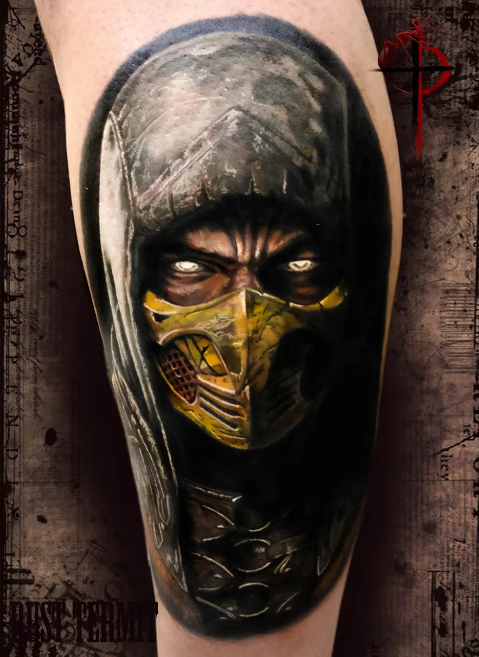 Tattoo uploaded by Ashley Galloway  Scorpion mortal kombat  Tattoodo
