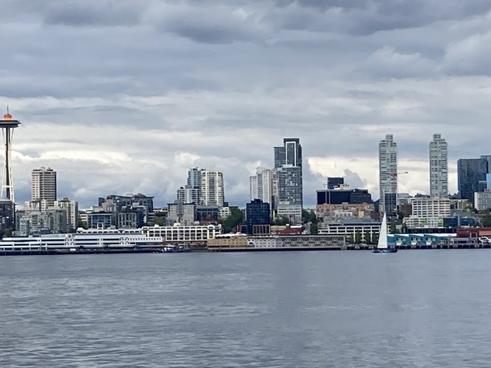 Сиэтл. Вид с моря Фотография, Путешествия, Порт, Сиэтл, Мобильная фотография, Длиннопост