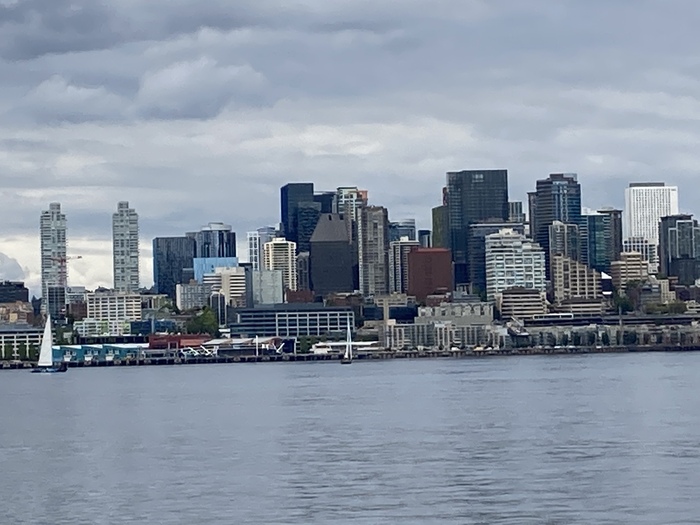 Сиэтл. Вид с моря Фотография, Путешествия, Порт, Сиэтл, Мобильная фотография, Длиннопост