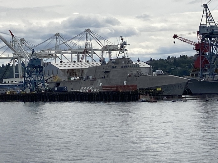 Сиэтл. Вид с моря Фотография, Путешествия, Порт, Сиэтл, Мобильная фотография, Длиннопост