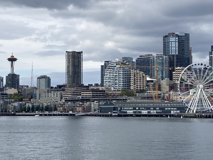 Сиэтл. Вид с моря Фотография, Путешествия, Порт, Сиэтл, Мобильная фотография, Длиннопост