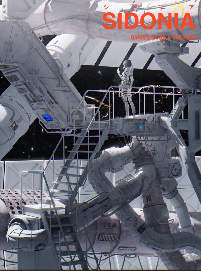 Knights of Sidonia , ArtStation, , Sidonia no kishi,  ,  , , 
