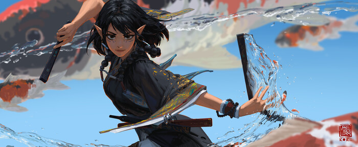Kan Liu Art , ArtStation, , , Kan Liu