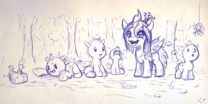    My Little Pony, Original Character, Changeling, Queen Chrysalis, Kp-shadowsquirrel