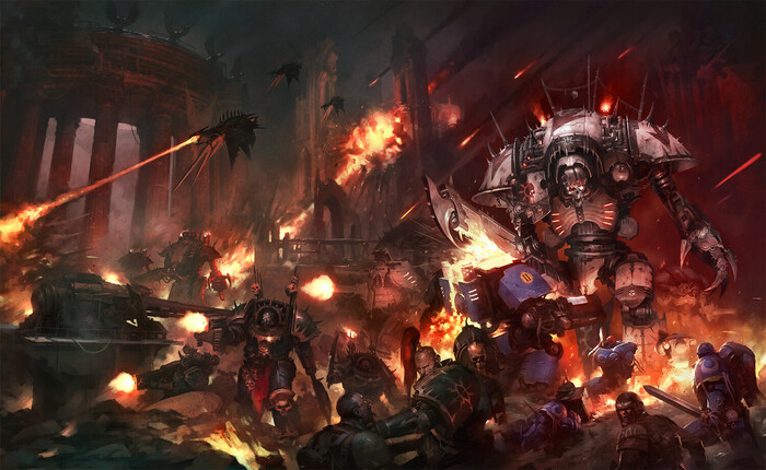 Chaos Knights , ArtStation, Wh Art, Warhammer 40k, , Jaime Martinez