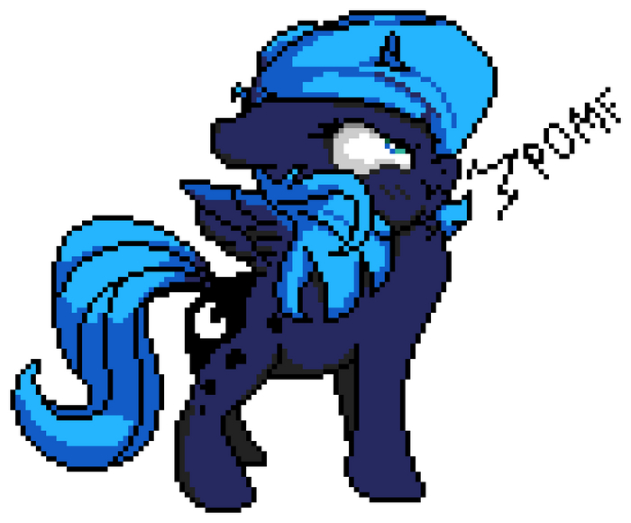   My Little Pony, Princess Luna, Pixel Art, Nookprint