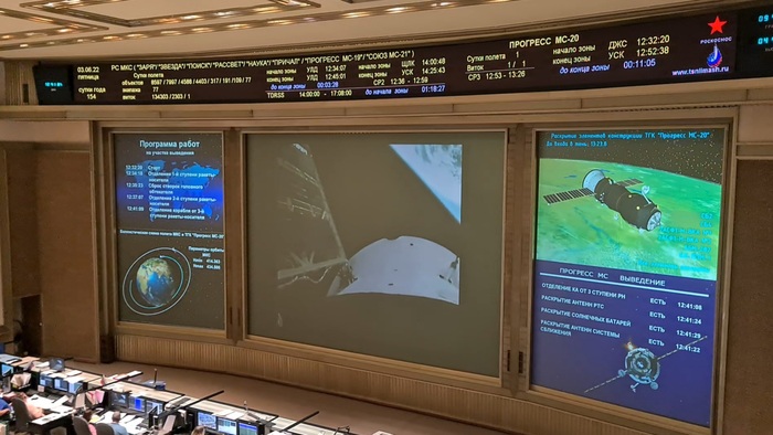 "Прогресс МС-20" вышел на орбиту