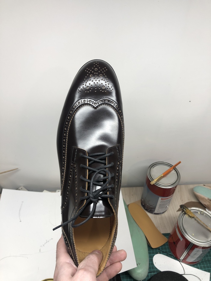 Wingtip Derby Full brogue. Процесс и итог Ручная работа, Обувь, Индивидуальный пошив обуви, Россия, Рукоделие с процессом, Рант, Дерби, Иркутск, Длиннопост