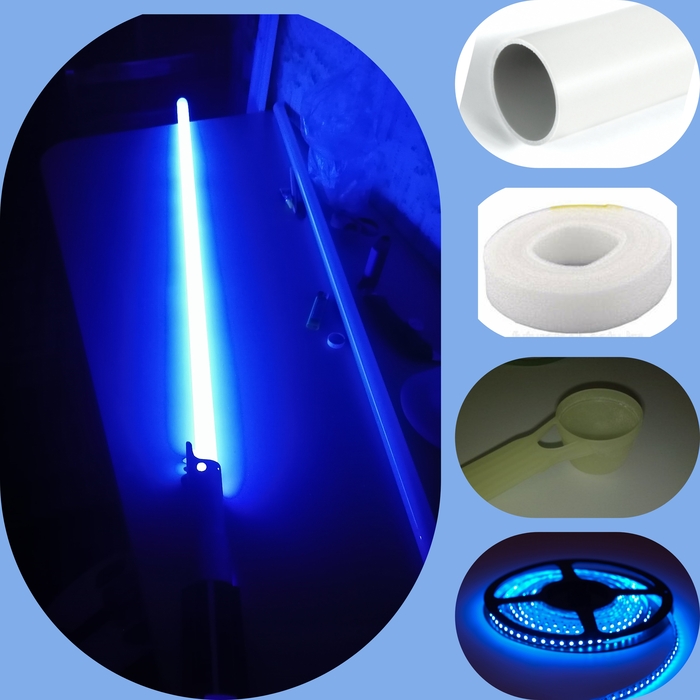 Световой меч своими руками, спасибо Eincrow, благодаря тебе я исполнил одно из своих сокровенных детских желаний, may the force be with You Световой меч, Своими руками, Star Wars, Длиннопост, Рукоделие с процессом