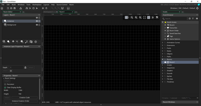 GameMaker Studio 2. Урок 1. Знакомство Разработка, Gamedev, Программирование, Инди, Инди игра, Gamemaker Studio 2, Образование, Длиннопост