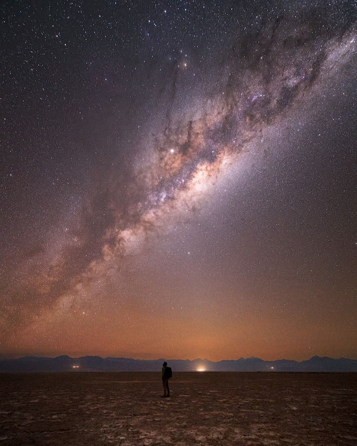 Млечный путь. Тысячи звезд над пустыней Атакама. Чили