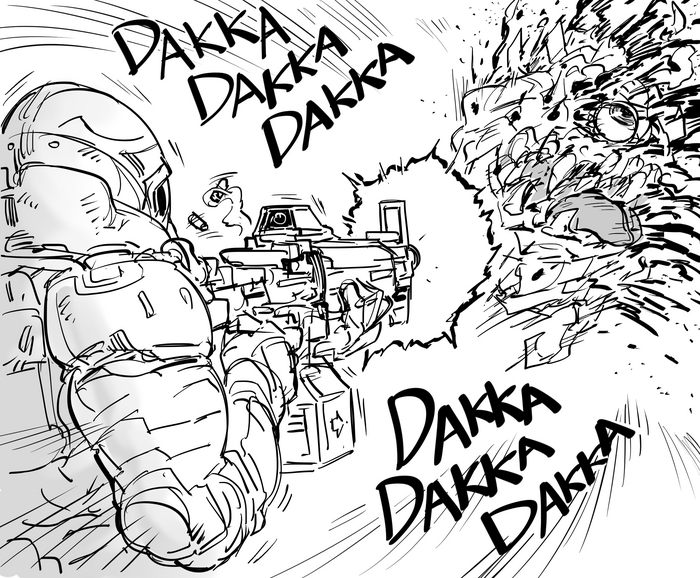 Комиксы от Baalbuddy #7 Комиксы, Baalbuddy, Арт, Длиннопост, Эльфы, Орки, Monster Musume no Iru Nichijou, Doom, Фэнтези, Перевел сам