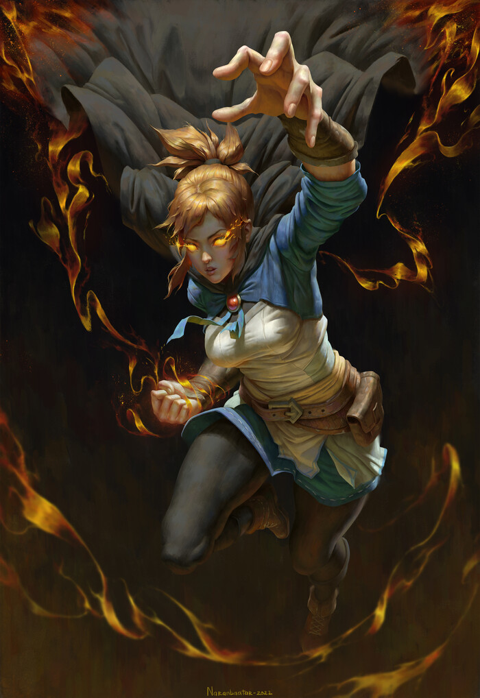 Monkey King & Marci , ArtStation, , Dota 2, Monkey King, Marci, 