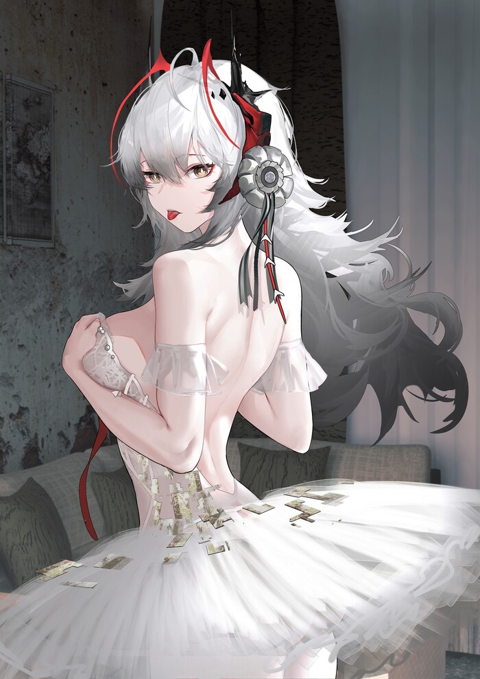  W Anime Art, , Arknights, W (Arknights), , , , ,  , , 