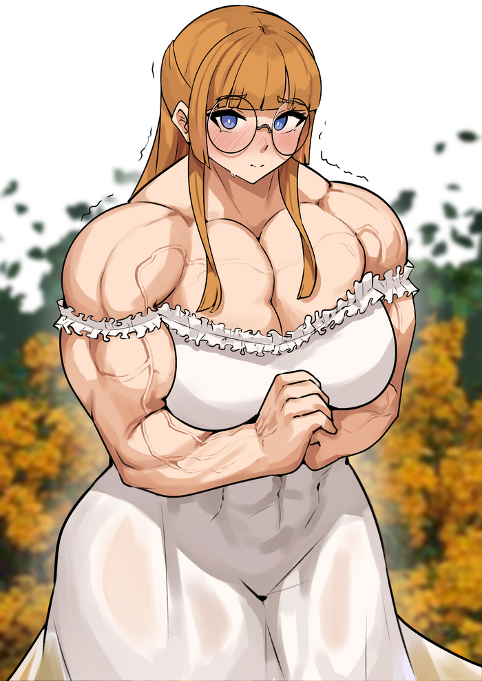 Pretty Wallflowers Musctonk, Muscleart,  , -, , Anime Art, , 