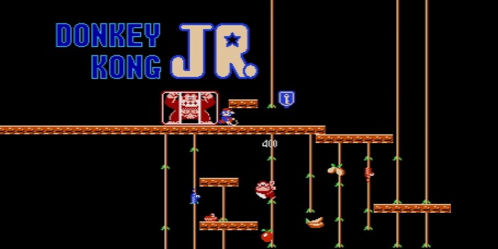 #61 Обзор Donkey Kong Jr. (1982) Ретро-игры, Видеоигра, Обзор, Donkey Kong, Марио, Длиннопост