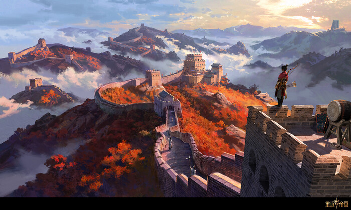 Great Wall , ArtStation, , ,   , Ling xiang