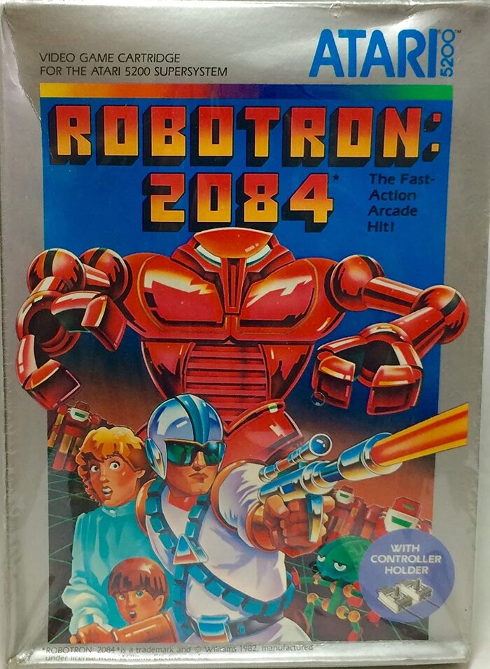 #62 Обзор Robotron: 2084 (1982) Видеоигра, Ретро-игры, Обзор, Длиннопост