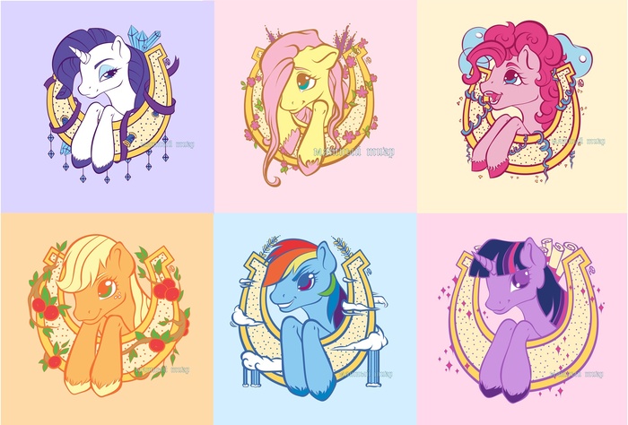  My Little Pony, Ponyart, Mane 6