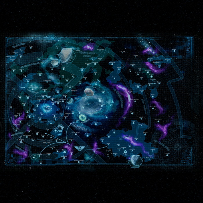 Карта Галактики в The Horus Heresy - Age of Darkness