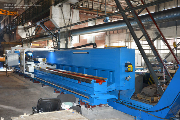 Десятиметровый токарный станок с ЧПУ 16Р40Ф3-10 ЧПУ, Токарный станок, Станкостроение, Техника, Как это сделано, Производство, Завод, Видео, YouTube, Длиннопост, Импортозамещение