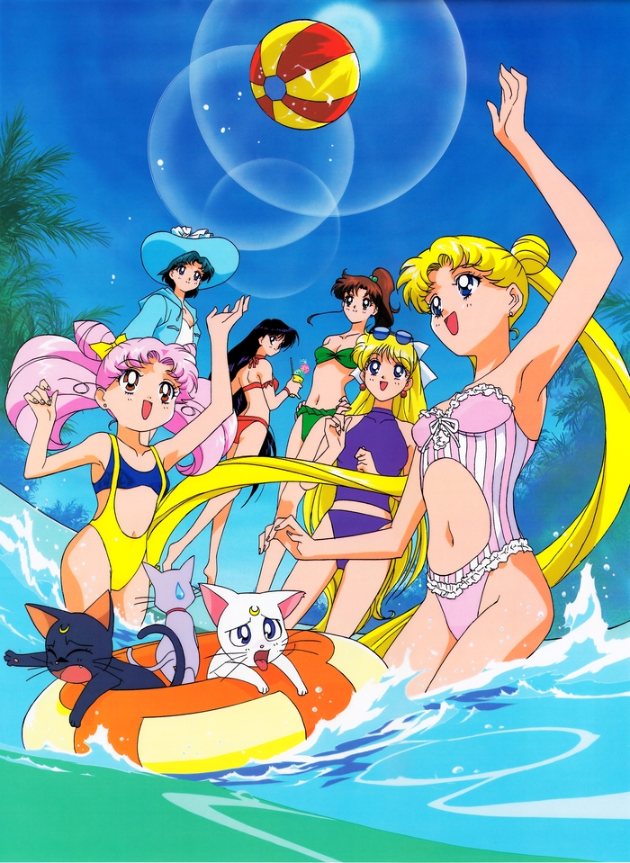 , , , ! Sailor Moon, , Anime Art, Tsukino Usagi, Sailor Mars, Sailor Mercury, Sailor Jupiter, Sailor Venus, Tsukino Chibiusa