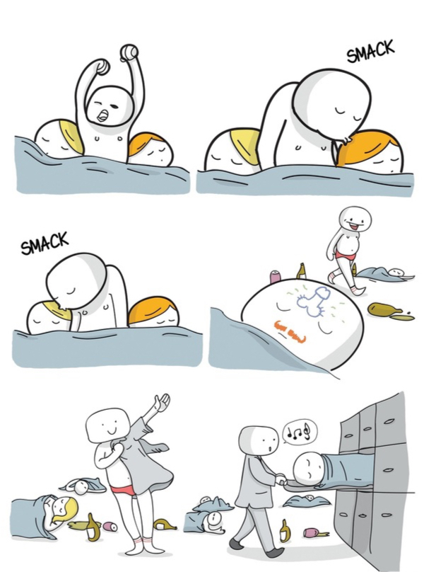 Бурная ночка