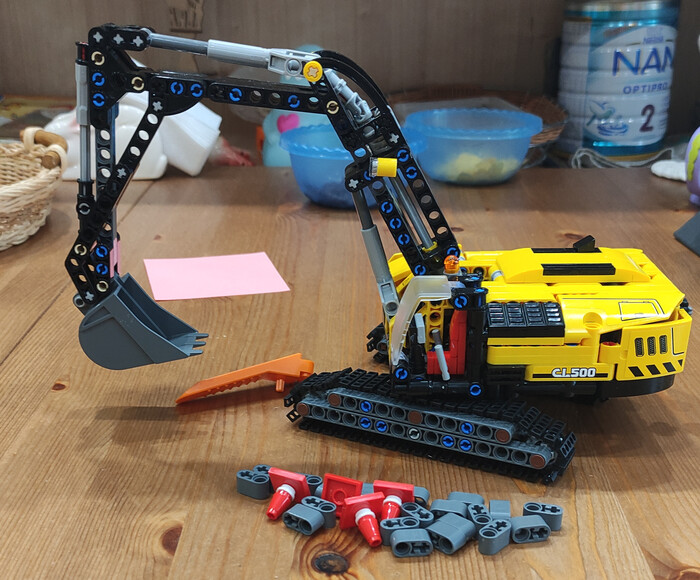 Тяжелый экскаватор Lego 42121 модель Б LEGO, Конструктор, LEGO Technic, Длиннопост