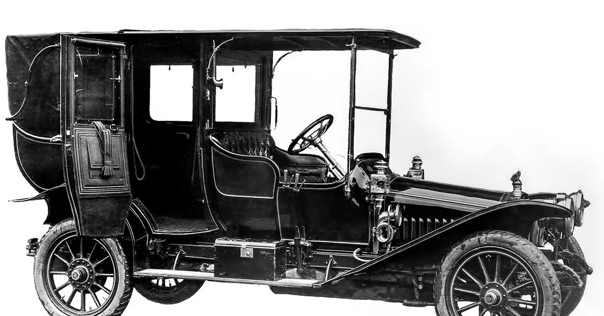 Первые российские машины. Руссо-Балт с-24/30. Руссо-Балт с-24/30 Ландоле. Руссо-Балт с24/30», 1910г.. Автомобили Руссо-Балт с 24-30.